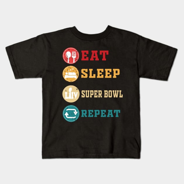 Super Bowl repeat Kids T-Shirt by joyTrends